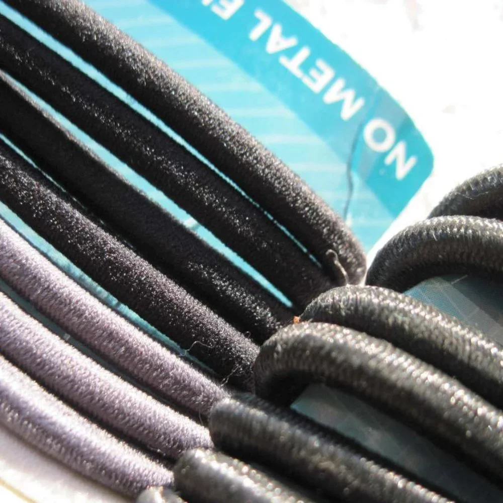 14 Goody Big Thick Fix Ouchless No Metal Hair Band Elastic Ponytailers Java Bean